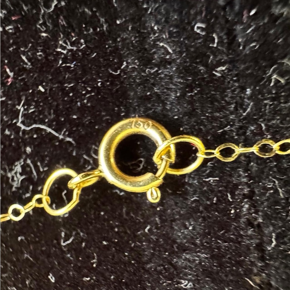 Stampd Gold Necklace with Crystal Accent - Picture 5 of 5